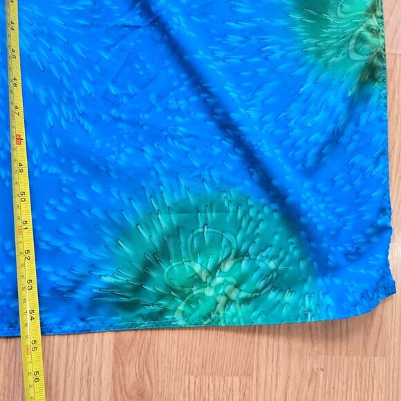 Indian Tropical Vintage Beach Wrap Maxi Dress Free Size Boho Hawaiian Vacation - Picture 11 of 11